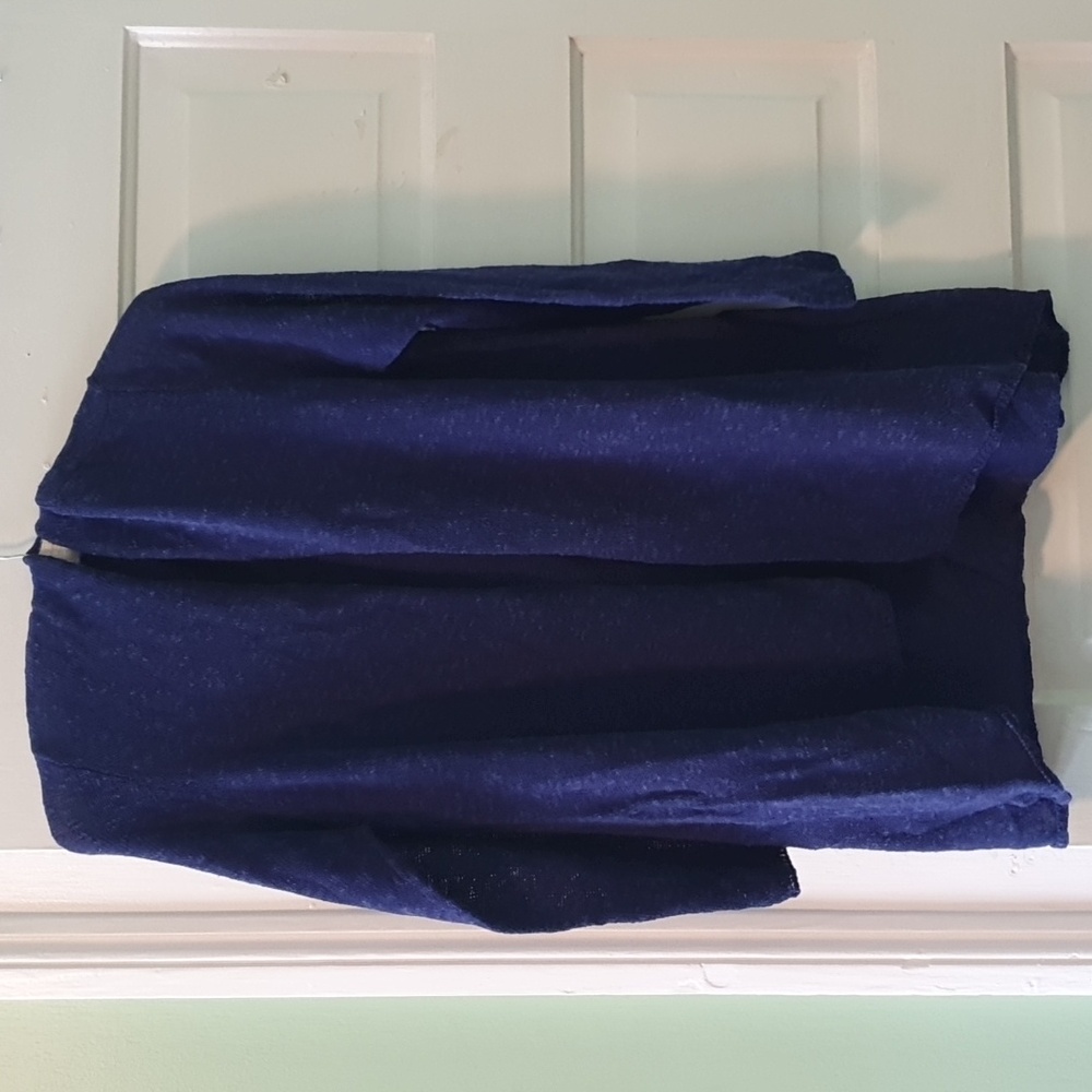 Eileen Fisher Royal Blue Open Front Cardigan